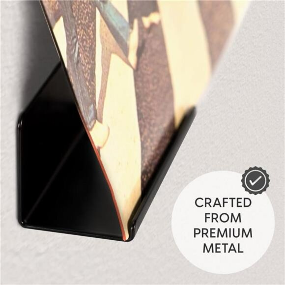 Set of 6 Wall Mounted Vinyl Record Display Shelves Metal Album Holder Racks - Picture 4 of 6